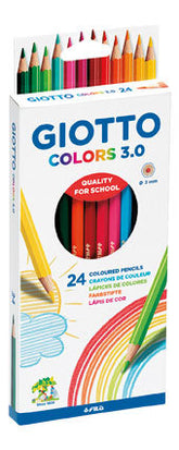 LAPIZ GIOTTO COLORS 3,0 24 COLORES SURTIDOS | 1 UNIDADES | (FILA)